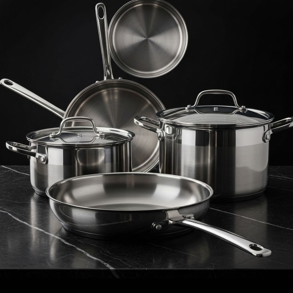 All-Clad D5 Polished cookware collection — Maximum Warp Resistance
